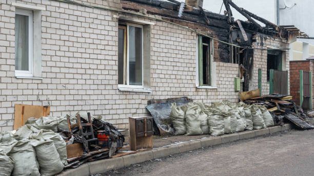 Professional Emergency Fire Cleanup technician working in Monmouth Junction, NJ